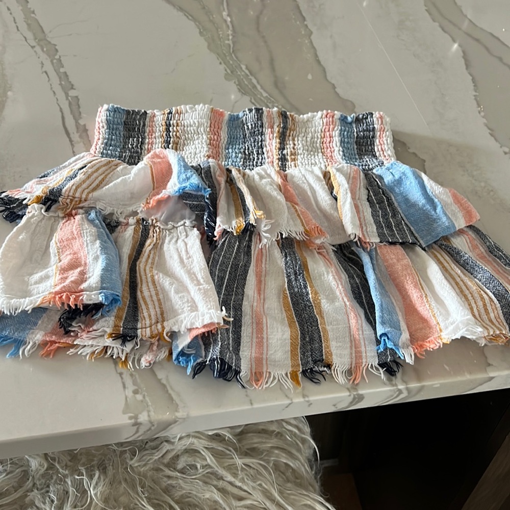 multicolor American eagle skirt